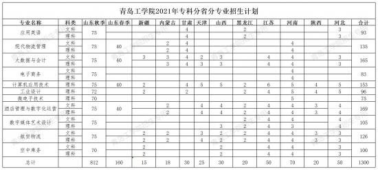 青島工學(xué)院招生計(jì)劃-開(kāi)設(shè)專業(yè)招生人數(shù)是多少