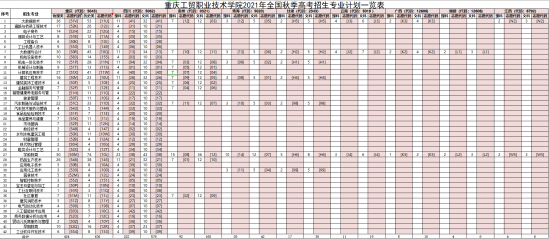 重慶工貿(mào)職業(yè)技術(shù)學(xué)院招生計(jì)劃-開設(shè)專業(yè)招生人數(shù)是多少